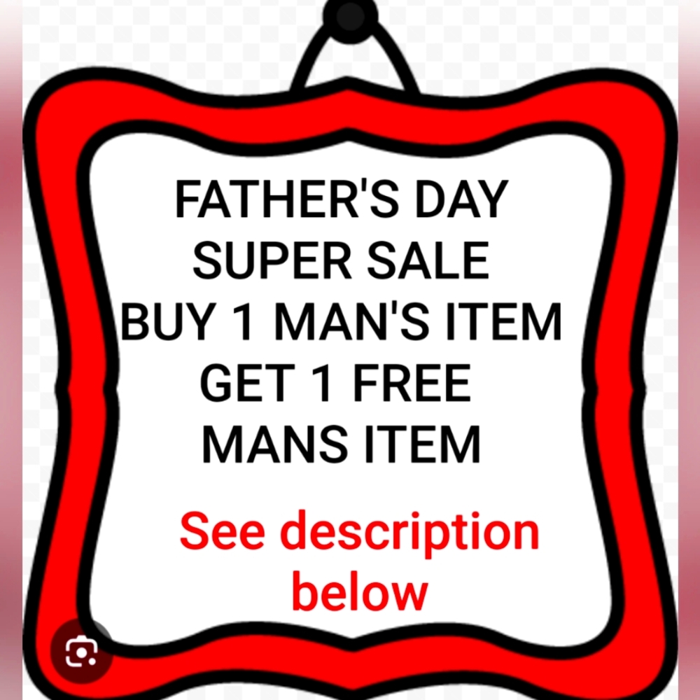 Father's Day SALE- Read Description